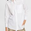Esprit Belgique - Esprit chemisier chemise, coton biologique blanc femmes DJX6JH541 chemisiers