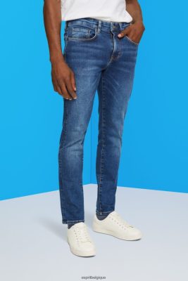 Esprit Belgique - Esprit jean slim fit, dual max bleu délavé moyen hommes DJX6JH829 jean