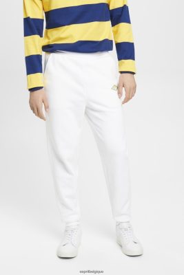 Esprit Belgique - Esprit pantalon de jogging avec logo imprimé blanc hommes DJX6JH664 joggers