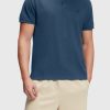 Esprit Belgique - Esprit polo classique du club de tennis des dauphins bleu foncé hommes DJX6JH874 polos