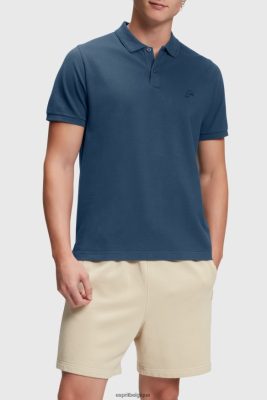 Esprit Belgique - Esprit polo classique du club de tennis des dauphins bleu foncé hommes DJX6JH874 polos