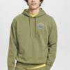 Esprit Belgique - Esprit sweat avec logo imprimé olive hommes DJX6JH649 sweats et sweats à capuche