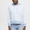 Esprit Belgique - Esprit sweat à capuche avec coeur bleu pastel femmes DJX6JH352 sweats et sweats à capuche