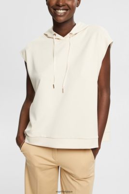 Esprit Belgique - Esprit sweat à capuche sans manches avec fentes latérales glace femmes DJX6JH532 sweats et sweats à capuche