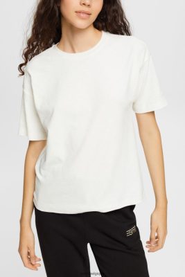Esprit Pantalon - Esprit T-shirt blanc cassé femmes DJX6JH545 t-shirts