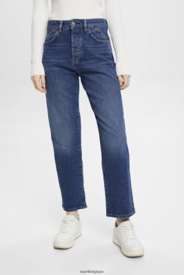 Esprit Pantalon - Esprit jean papa taille haute bleu délavé moyen femmes DJX6JH314 jean