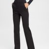 Esprit Pantalon - Esprit pantalon bootcut taille haute stretch noir femmes DJX6JH335 pantalons et pantalons