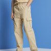 Esprit Pantalon - Esprit pantalon cargo fuselé style jogger en coton sable hommes DJX6JH674 pantalons et pantalons