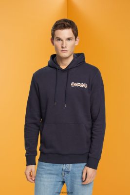 Esprit Pantalon - Esprit sweat à capuche avec petit logo imprimé marine hommes DJX6JH827 sweats et sweats à capuche