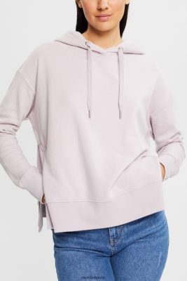 Esprit Pantalon - Esprit sweat à capuche lavande femmes DJX6JH512 sweats et sweats à capuche