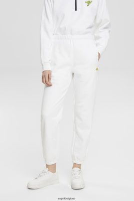 Esprit Pantalon - Esprit sweat-shirt de jogging blanc femmes DJX6JH173 joggers