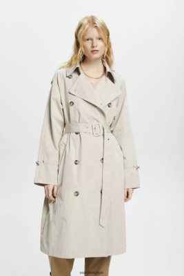 Esprit Pantalon - Esprit trench-coat à double boutonnage taupe clair femmes DJX6JH266 manteaux