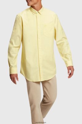Esprit Robe De Plage - Esprit chemise oxford coupe classique jaune tournesol hommes DJX6JH801 chemises