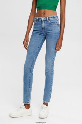 Esprit Robe De Plage - Esprit jean stretch taille mi-haute bleu délavé moyen femmes DJX6JH348 jean