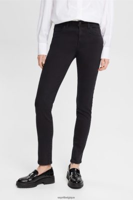 Esprit Robe De Plage - Esprit jean stretch taille mi-haute noir femmes DJX6JH564 jean