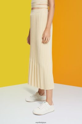 Esprit Robe De Plage - Esprit jupe mi-longue plissée sable femmes DJX6JH483 jupes