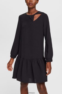 Esprit Robe De Plage - Esprit mini-robe avec découpe noir femmes DJX6JH429 robes