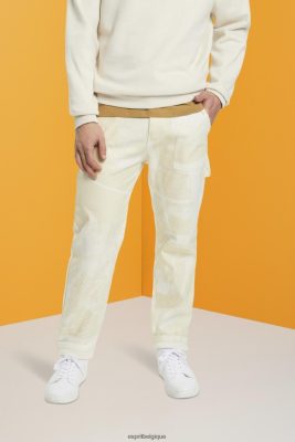 Esprit Robe De Plage - Esprit pantalon cargo droit à motif beige hommes DJX6JH675 pantalons et pantalons