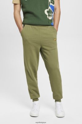 Esprit Robe De Plage - Esprit pantalon de jogging avec logo imprimé olive hommes DJX6JH666 joggers