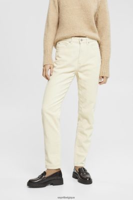 Esprit Robe De Plage - Esprit pantalon en velours côtelé coupe mom glace femmes DJX6JH252 pantalons et pantalons