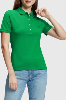 Esprit Robe De Plage - Esprit polo classique du club de tennis des dauphins vert femmes DJX6JH495 polos