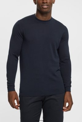 Esprit Robe De Plage - Esprit pull en laine tricoté noir hommes DJX6JH903 pulls