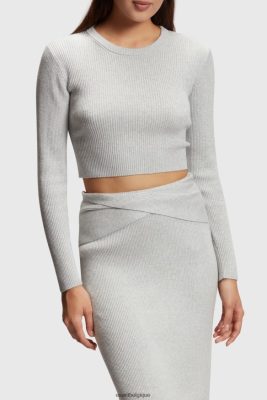 Esprit Robe De Plage - Esprit pull métallisé à dos torsadé blanc femmes DJX6JH357 pulls