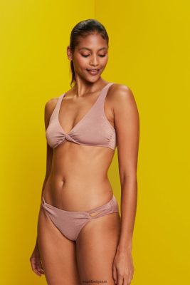 Esprit Robe De Plage - Esprit recyclé : haut de bikini doux et scintillant cannelle femmes DJX6JH84 nager