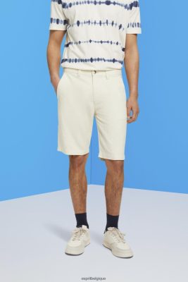 Esprit Robe De Plage - Esprit short style chino beige crème hommes DJX6JH750 shorts