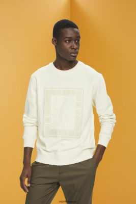 Esprit Robe De Plage - Esprit sweat avec imprimé sur le devant glace hommes DJX6JH711 sweats et sweats à capuche