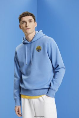 Esprit Robe De Plage - Esprit sweat avec logo imprimé lavande bleu clair hommes DJX6JH651 sweats et sweats à capuche