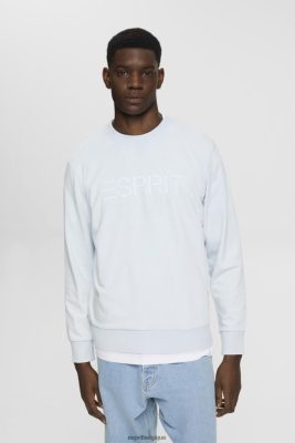 Esprit Robe De Plage - Esprit sweat à logo imprimé bleu pastel hommes DJX6JH678 sweats et sweats à capuche