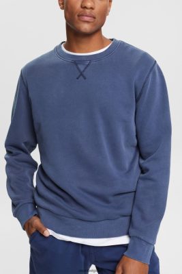 Esprit Robe De Plage - Esprit sweat-shirt à col rond durable marine hommes DJX6JH936 sweats et sweats à capuche