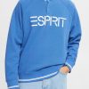 Esprit Robe De Plage - Esprit sweat-shirt décontracté à logo bleu hommes DJX6JH783 sweats et sweats à capuche