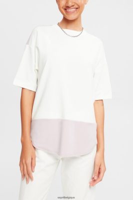 Esprit Robe De Plage - Esprit t-shirt bicolore blanc cassé femmes DJX6JH393 t-shirts